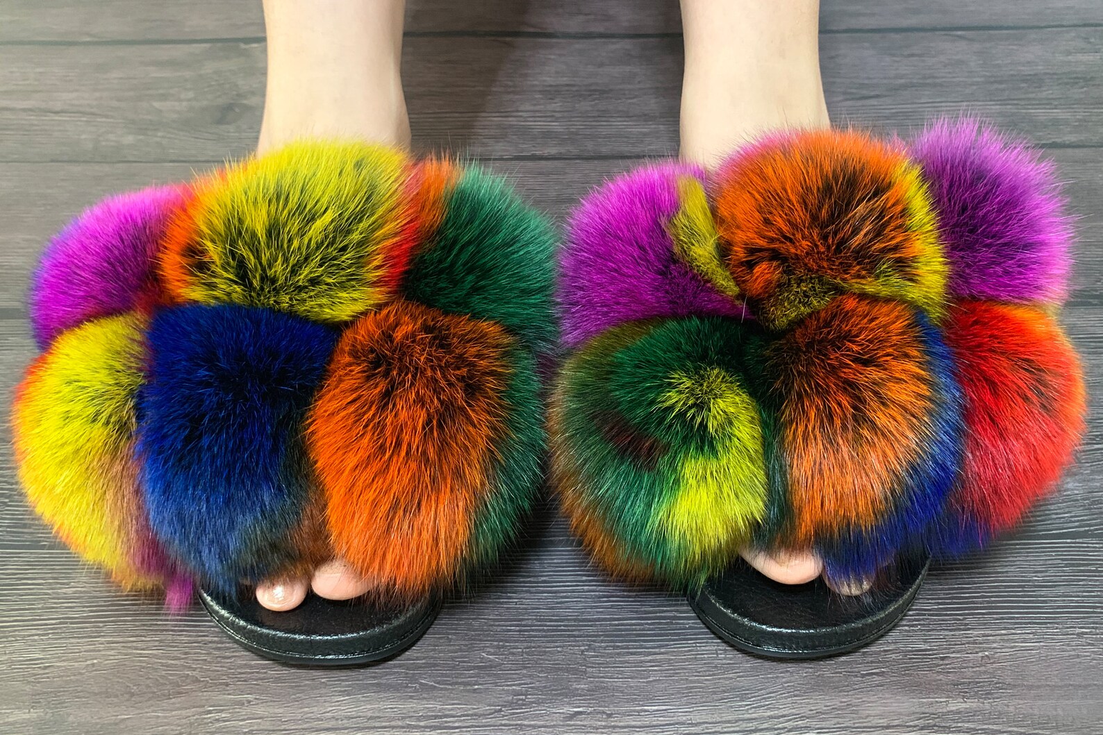 joules rainbow slippers womens