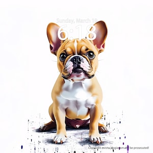Custom Dog Iphone Wallpaper Digital Download Puppy Phone Background Personalized Pet Wallpaper For Phone Ipad Laptop Cute French Bulldog
