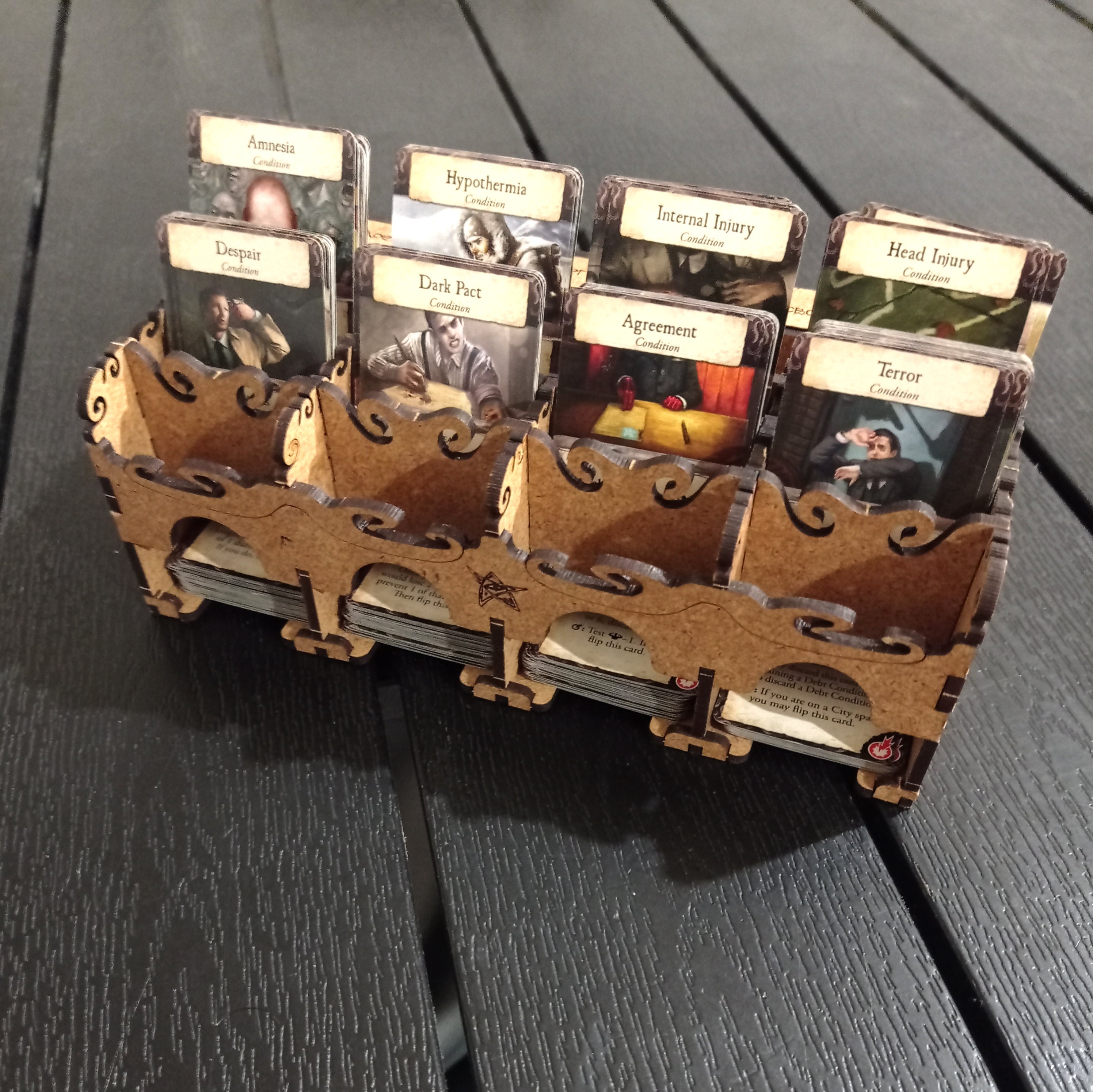 Eldritch Horror card holder for conditions and special assets Etsy