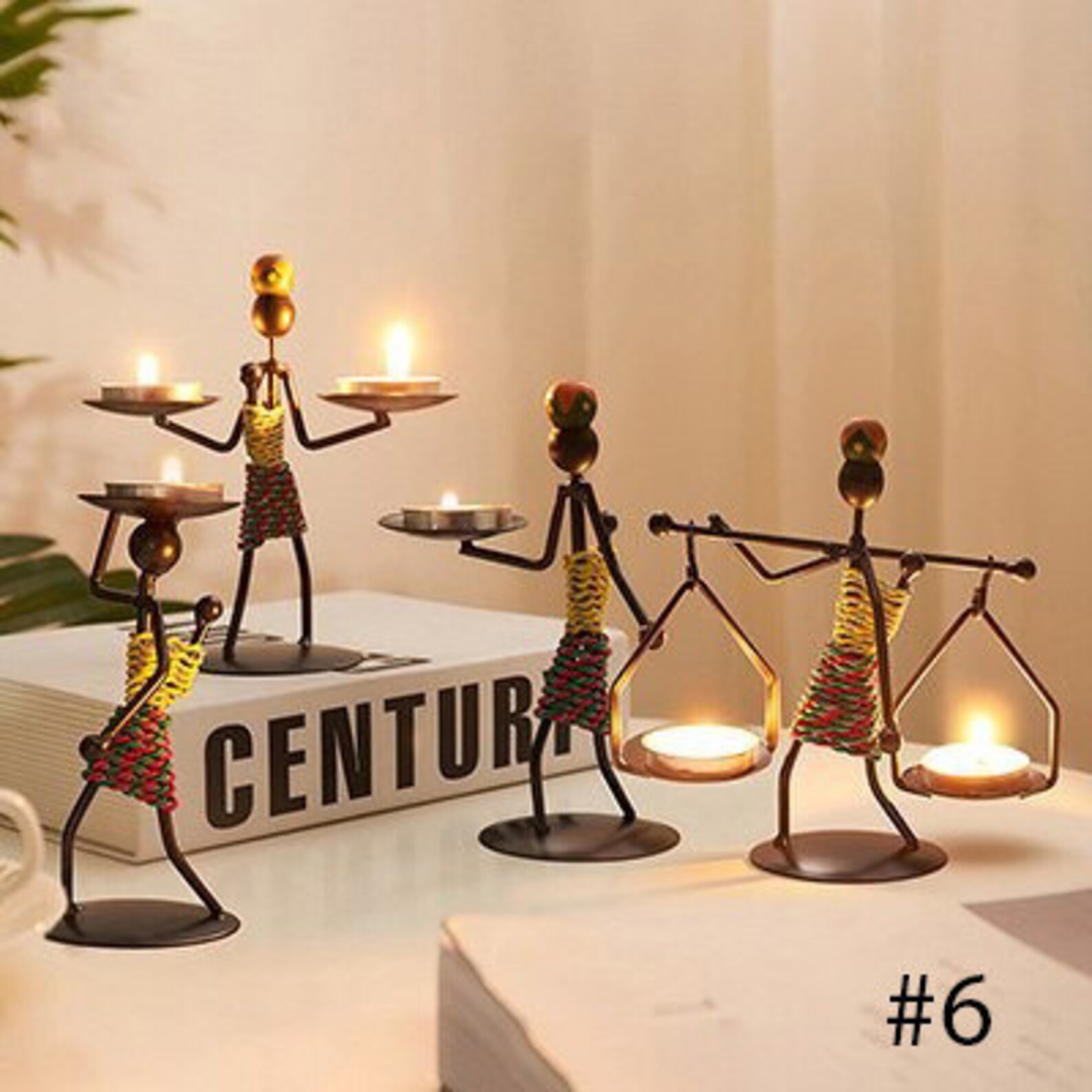 Maasai Family Candle Holders African Tribe Tea Light Holder Etsy