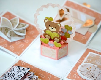 Caixa de presente surpresa explosiva – aniversário, aniversário, dia dos namorados, formatura, presente de noivado