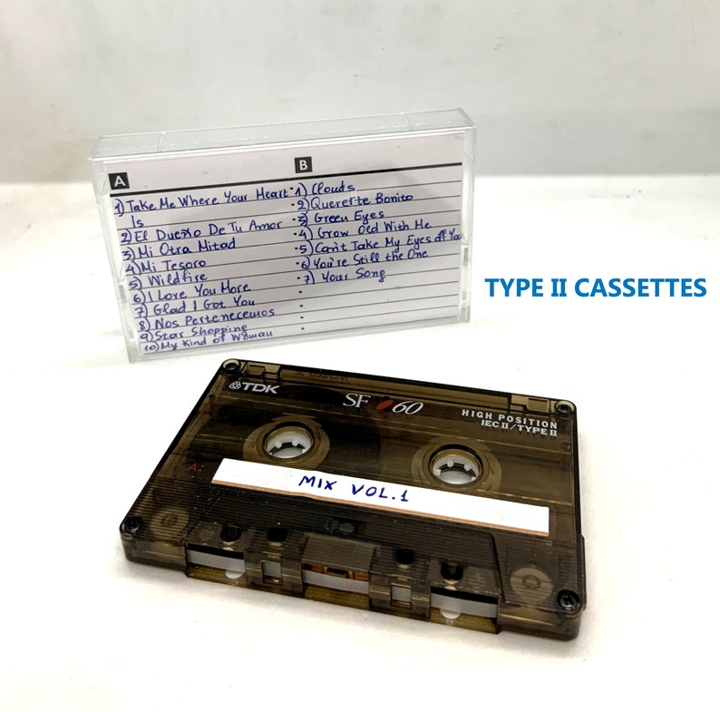 Custom mixtape / Free shipping / Custom real audio cassette tape / Perfect Valentines Gift/ Birthday /Anniversary / Romantic Gift image 5