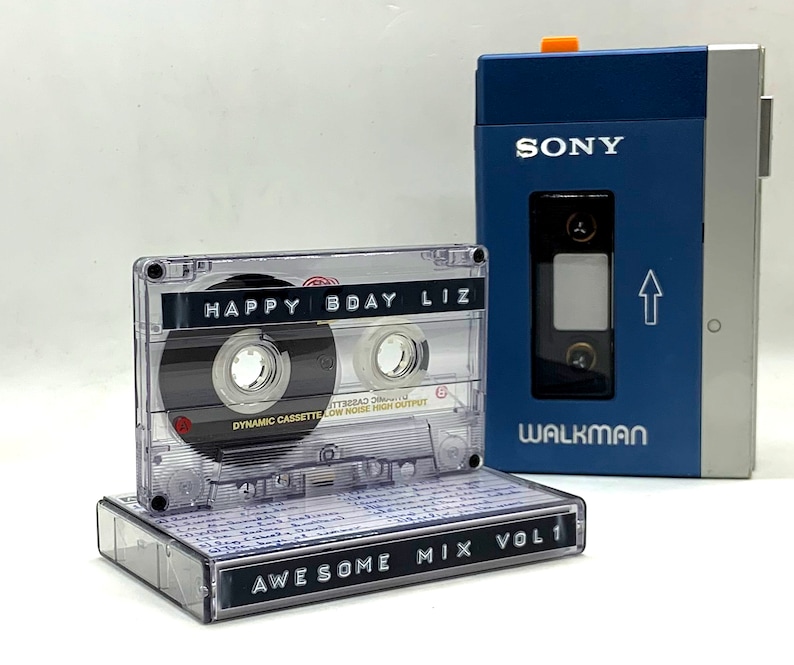 Custom mixtape / Free shipping / Custom real audio cassette tape / Perfect Valentines Gift/ Birthday /Anniversary / Romantic Gift image 1