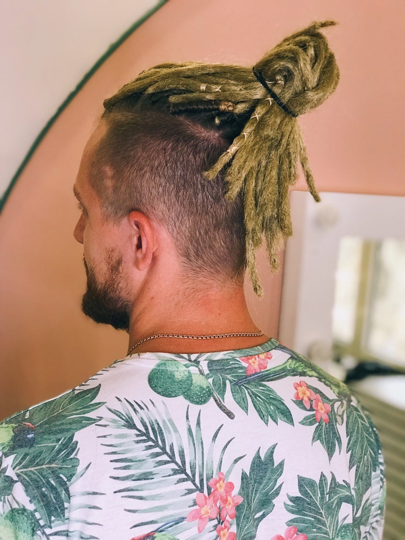 Synthetic Dreads for Men Crochet Double Ended or Single