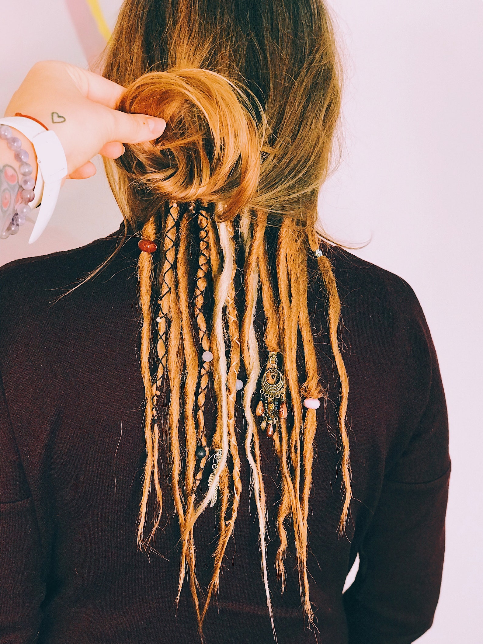 Synthetic Dreads Double Ended Mix Dreadlocks Natural brown to Etsy