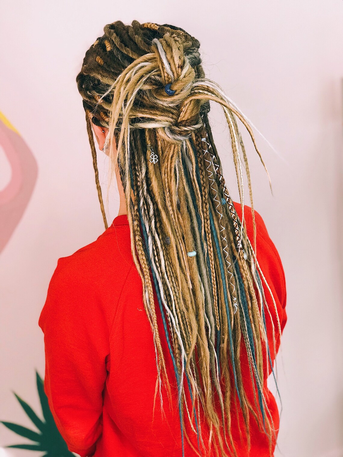 Synthetic Dreads island soul set Mix Dreadlocks and Braids Etsy