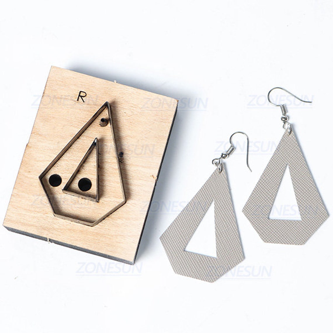 Cut Out Leather Earring Cutting Die Steel Rule Die Leather Etsy