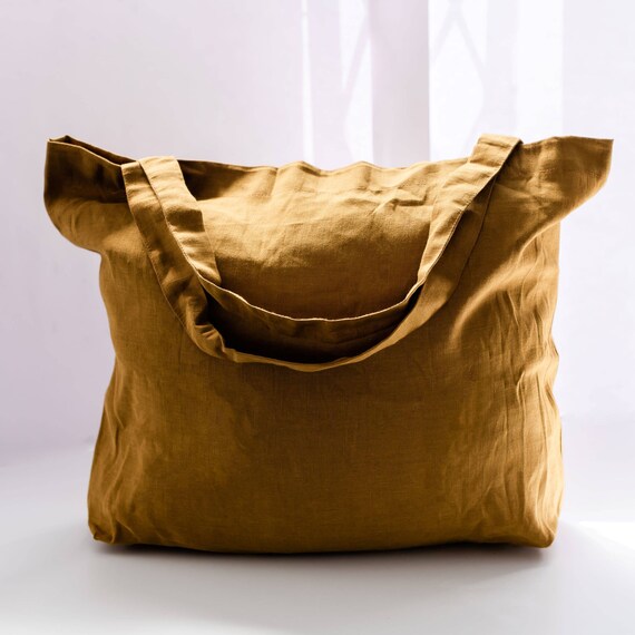 mustard tote bag