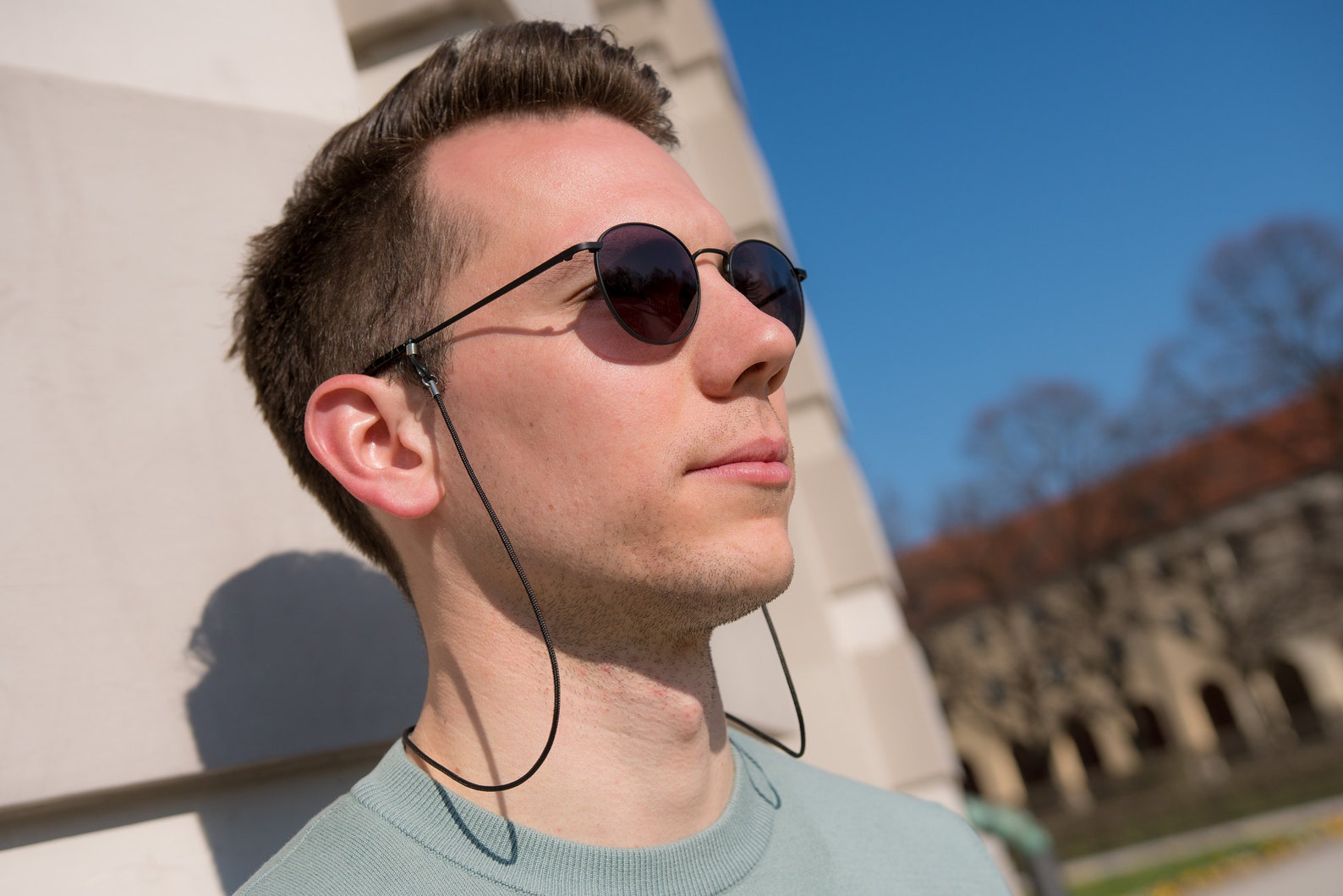 cd black tie sunglasses