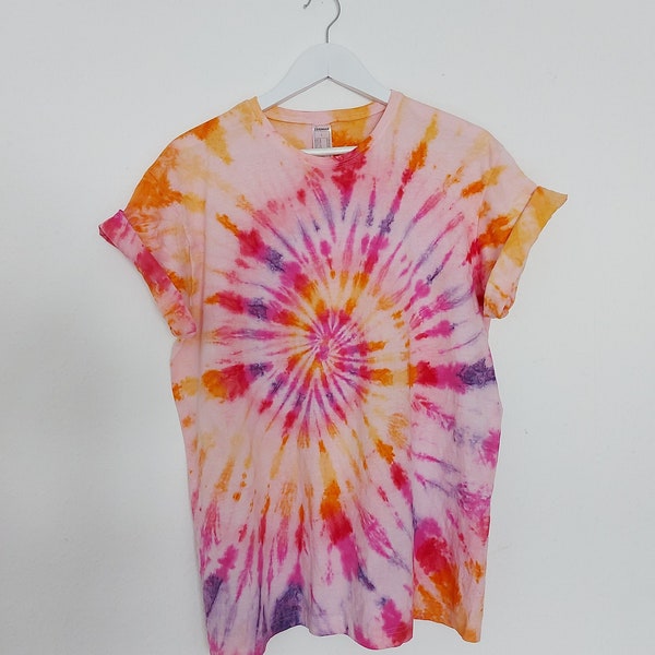 Sunshine Swirl Tie Dye Shirt Unisex L & XL