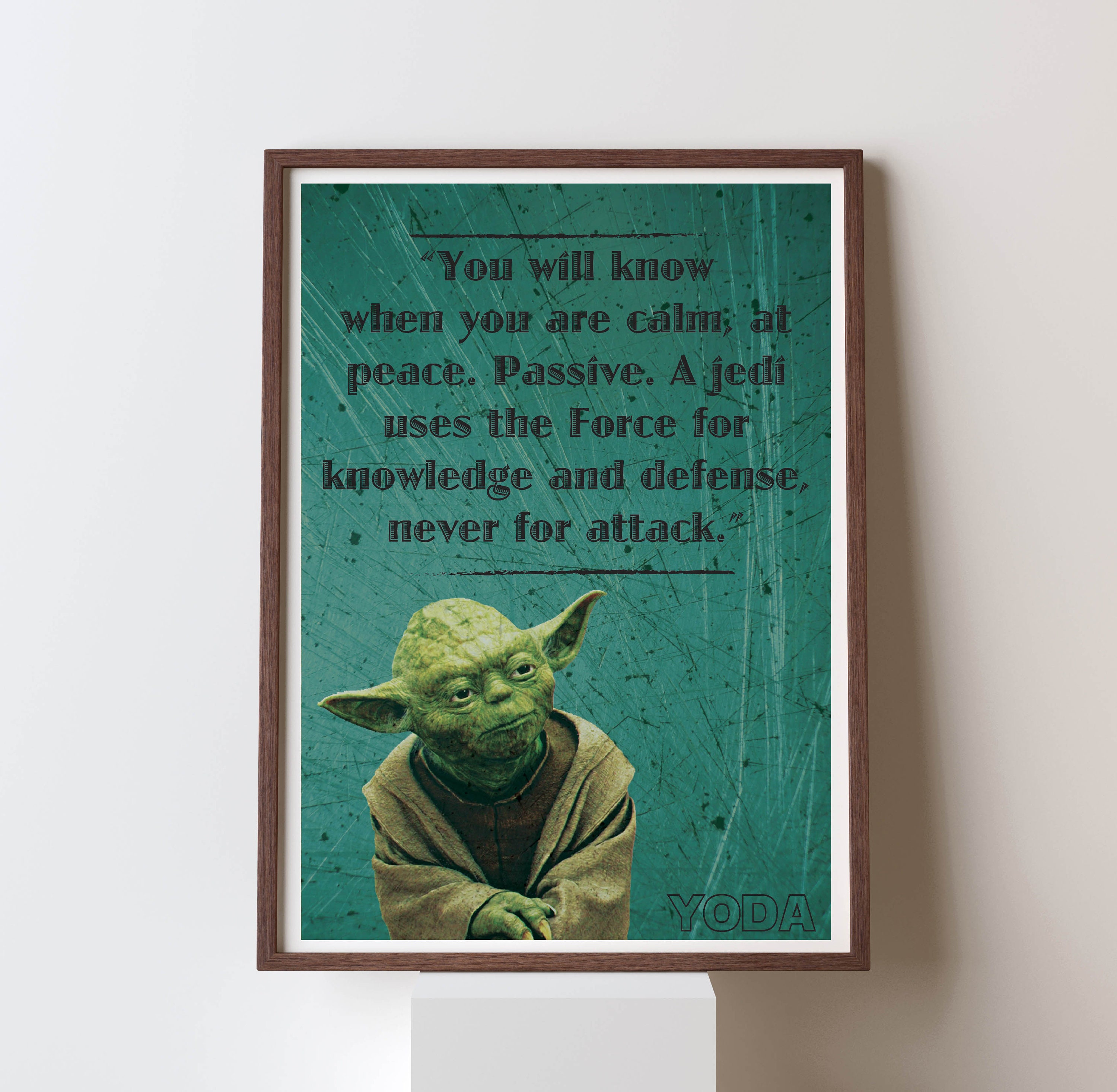 Starwars Quote Print - Etsy UK Starwars Quote Print - Etsy UK