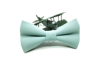 Mintgrüne Fliege / Grüne Fliege / Geschenk für den Trauzeugen / Hochzeitsfliege / Ringträgerfliege / Geschenk für Papa / Geschenk für ihn