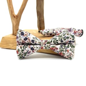 Elfenbein Blumen Fliege, Salbei Botanische Schleife, rustikale Boho Hochzeit Bräutigam Trauzeugen Accessoire