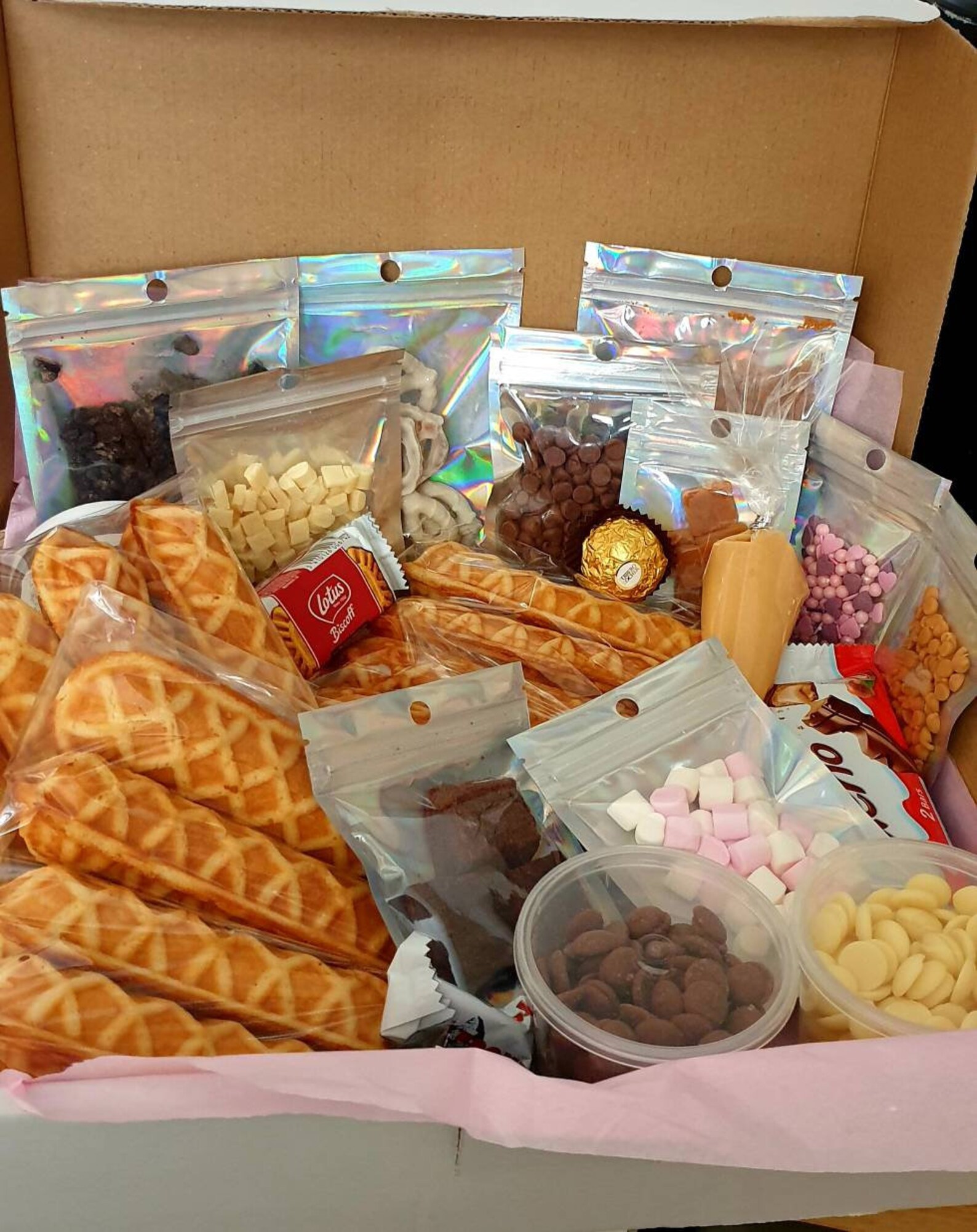 Waffle Mega DIY Kit Treat box Postal treats Etsy