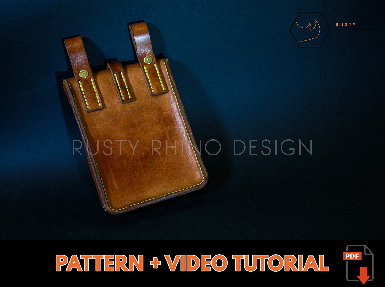 Hip Bag Pattern Hip Bag Leather Pattern Leather Hip Bag Etsy