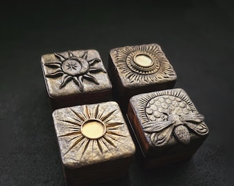 Ring Box Vintage Wedding Personalized Custom Wooden Ring Holder Boho Ring Cushion Rustic Ring Display Classic Modern Wedding Accessories