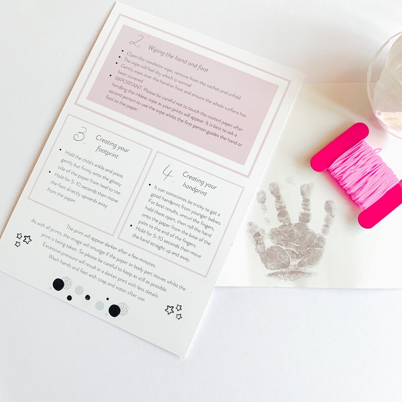 BABY FOOTPRINT KIT Baby Keepsake New Baby Gift Unique Etsy