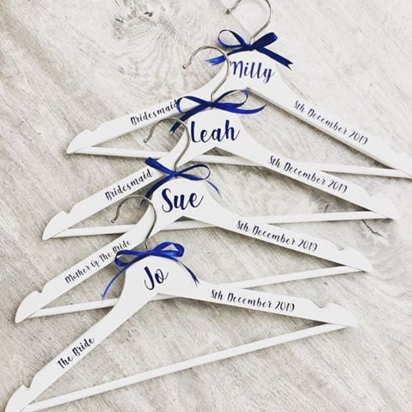 Personalised Bridal Wedding Party Hangers