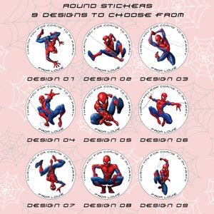 Pack d'autocollants Spiderman pour décoration Maroc