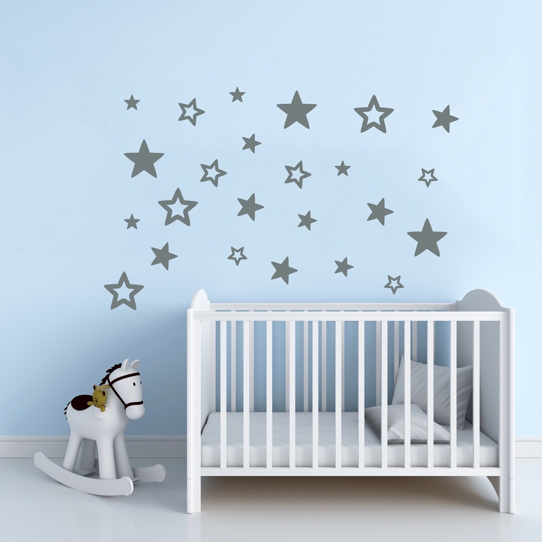 Various Size Stars Children's Room Baby's Nursery Wall Vinyl Decal Home ...