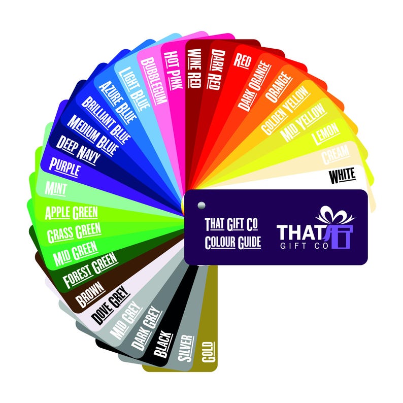 That Gift Co Vinyl Colour Swatch Digital Version