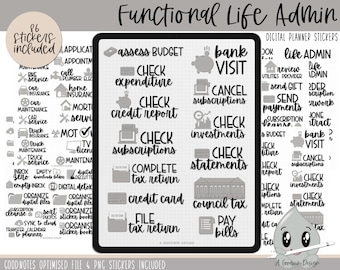 Life Rank Funktionale Digitale Aufkleber l Planner Stickers | Goodnotes-Aufkleber | Digitale Planer Aufkleber | PNG Aufkleber