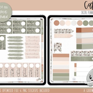 Cathy Vintage Weekly Digital Planner Stickers Goodnotes Planner ...