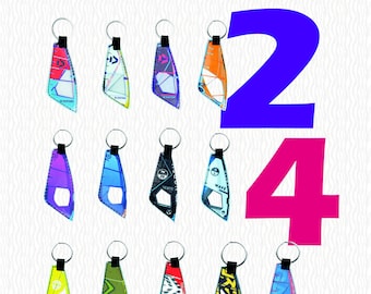 Windsurfing Sail Keychain - Neilpryde Severne Goya Naish Duotone