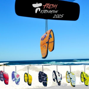 Kiteboarder Gift Kites Car Air Freshener - Zephyr Rush Aroma Fresh Kitesurfing 2025 Kitesurf Collection dla Kiteboarderów