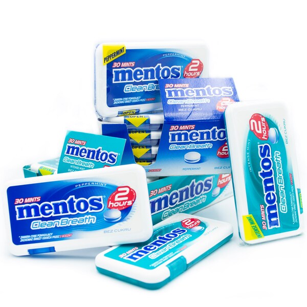 Mentos Clean Breath SUGAR FREE 21g Mixed Flavours Berry Mint Intense Mint PepperMint