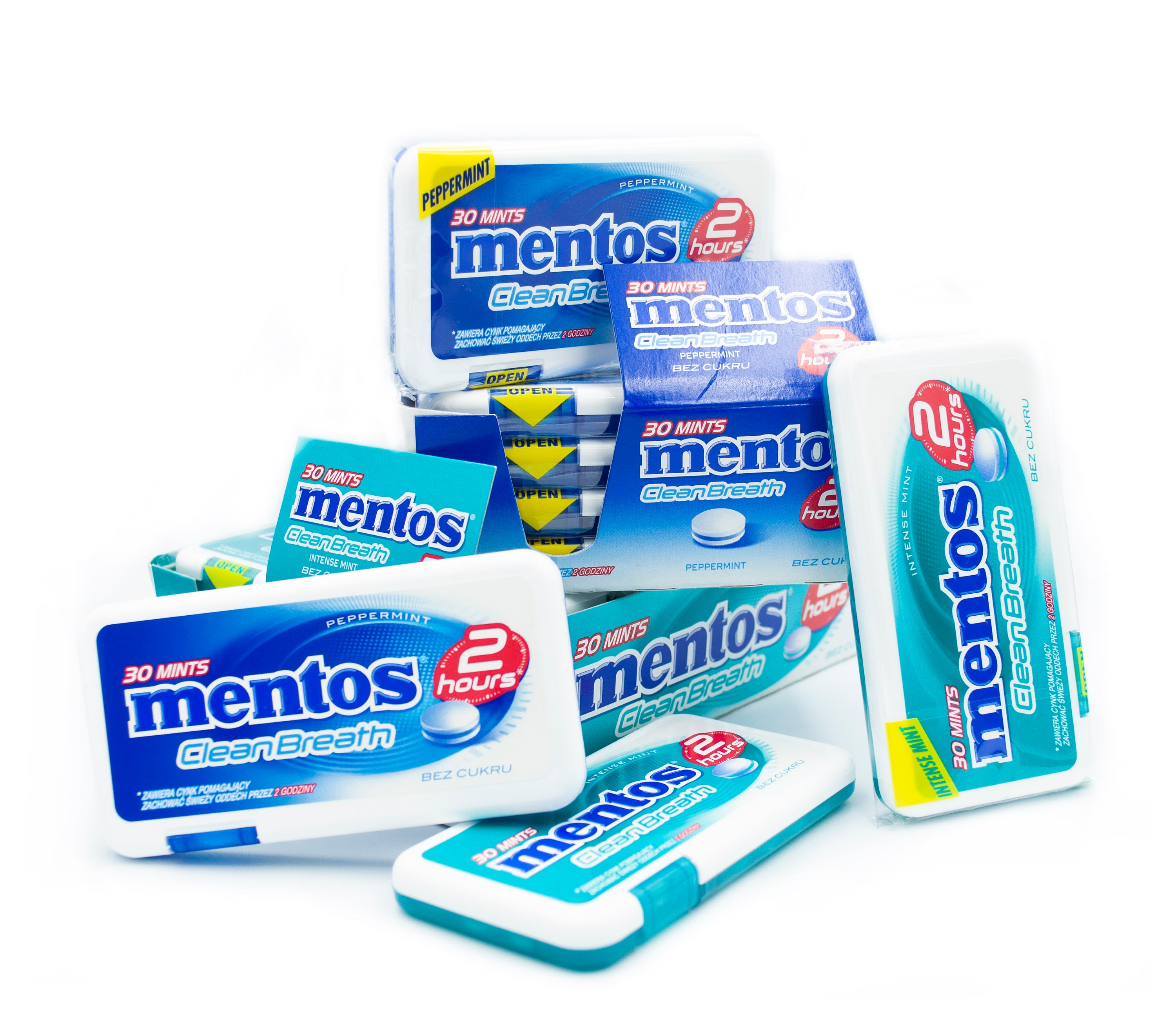 Mentos Clean Breath SUGAR FREE 21g Mixed Flavours Berry Mint Intense Mint  Peppermint -  Norway