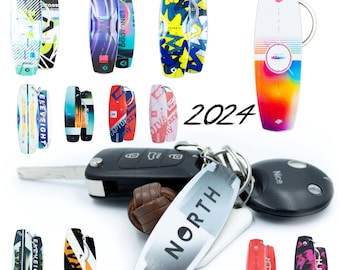 Kiteboard Keychain Real Kitesurfing Designs 2024 - Duotone Naish North Kiteboarding Crazy Fly Eleveight RRD