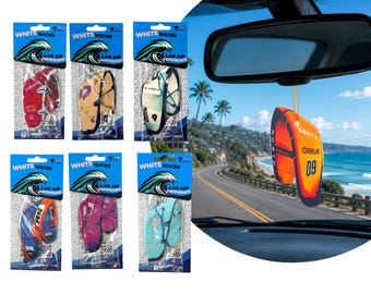 Fresh Kitesurfing Car Air Fresheners 2026 Collection - Duotone North Cabrinha Eleveight Kites Designs
