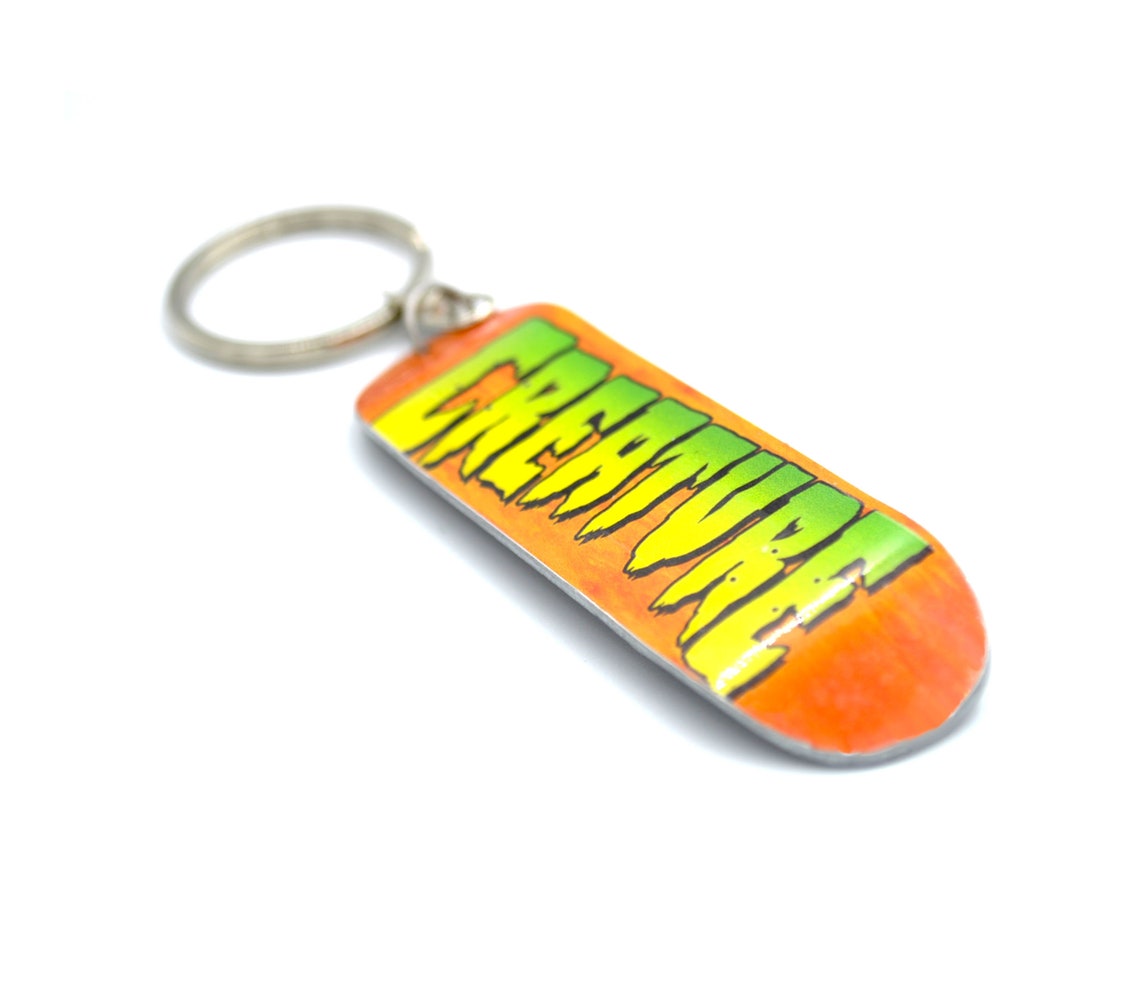 Skateboard Keychain Replica of Real Skateboards Decks Made Etsy