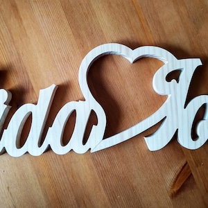 LETRAS grandes de MADERA - Carpinteria con MDF 