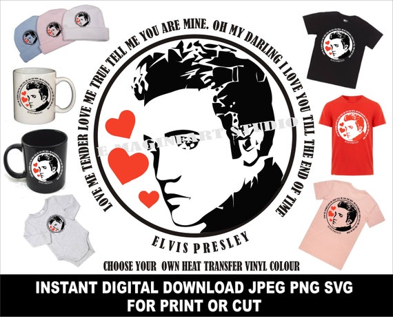 Elvis Love Me Tender Celeb Singer Download Songs Lyrics Old Etsy