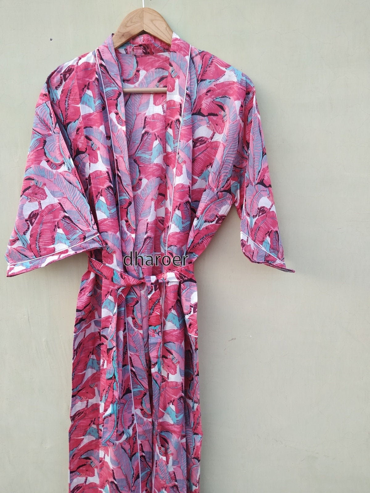 Bathrobe robes for women long cotton robes beach wear dress Etsy
