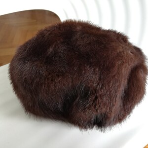 Brown Woman Vintage Fur Barettes 1960s