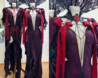 Critical Role Laudna Cosplay Costume by Sunset Dragon Renfaire Renaissance Faire Costume LARP Fantasy Themed Wedding Dress - Custom Made