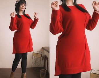 Spy Show Thorn Princess Red Casual Cosplay Costume Custom Sized Cosplay Handmade Cosplay Anime Cosplay  Red Dress - Custom Made