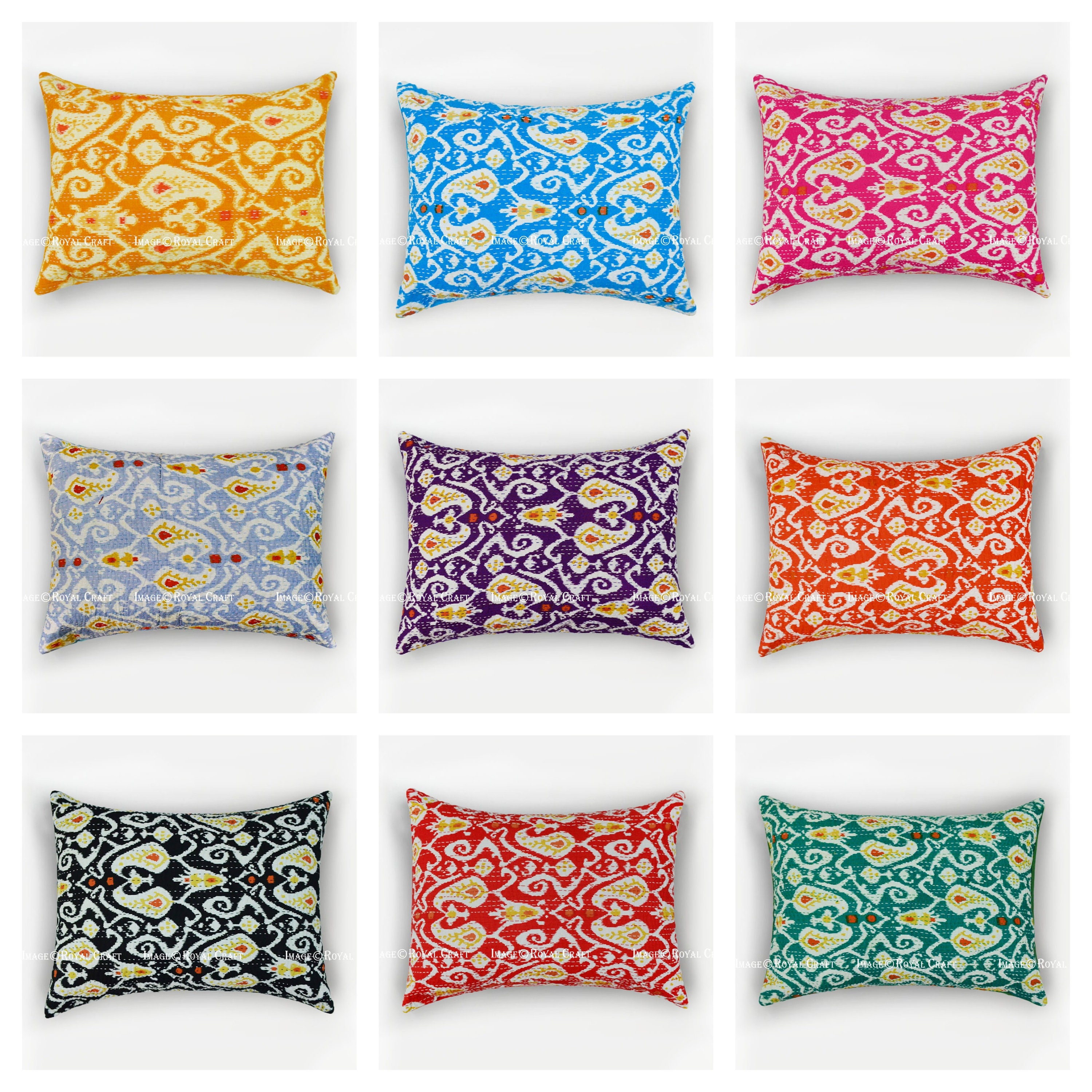 Throw Pillow Covers and Cases, Set of 4, Modern, Boho, Decorative Cover Sets