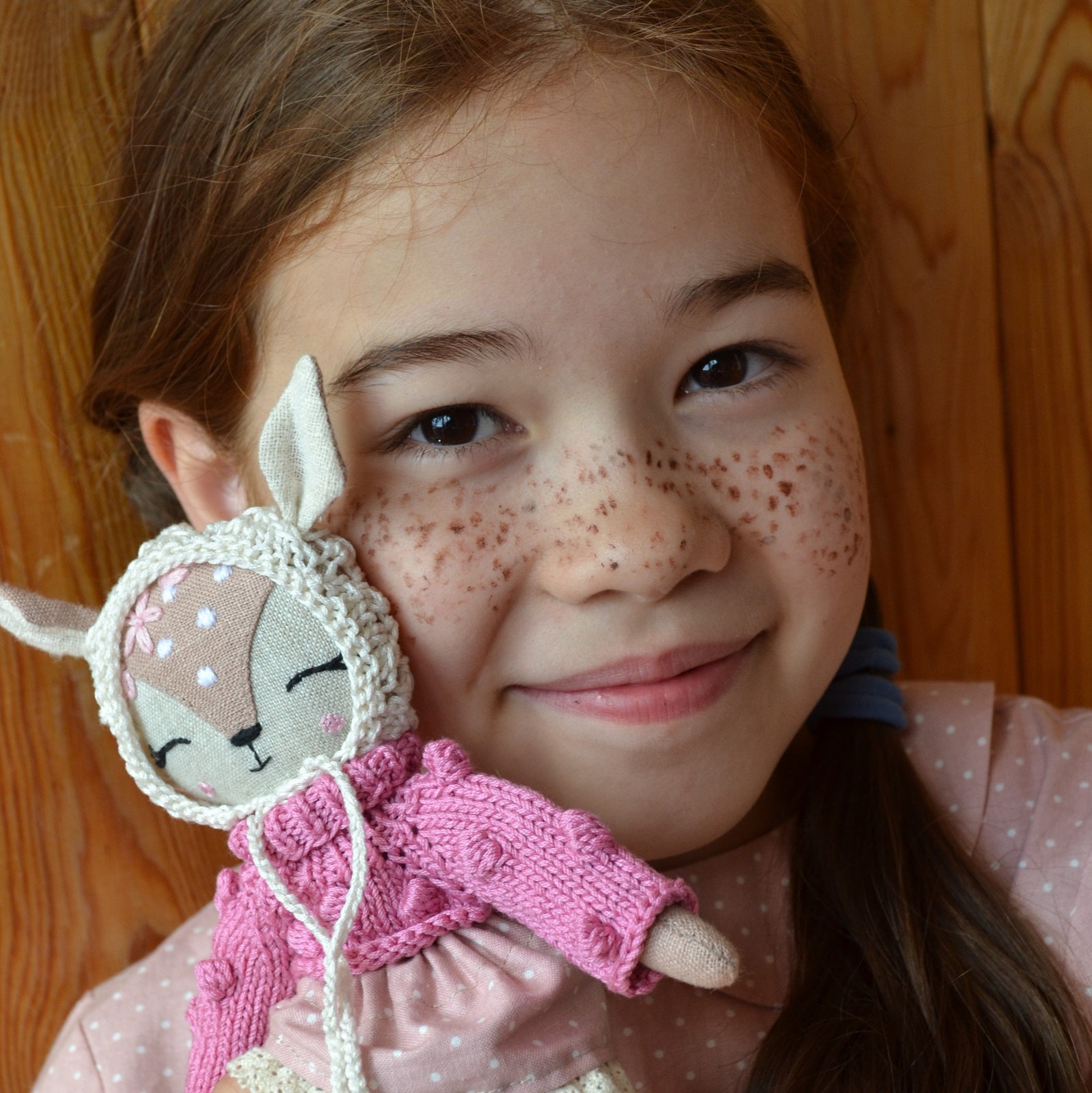 Handmade Small Textile Animal Doll Personalized Deer Doll Etsy