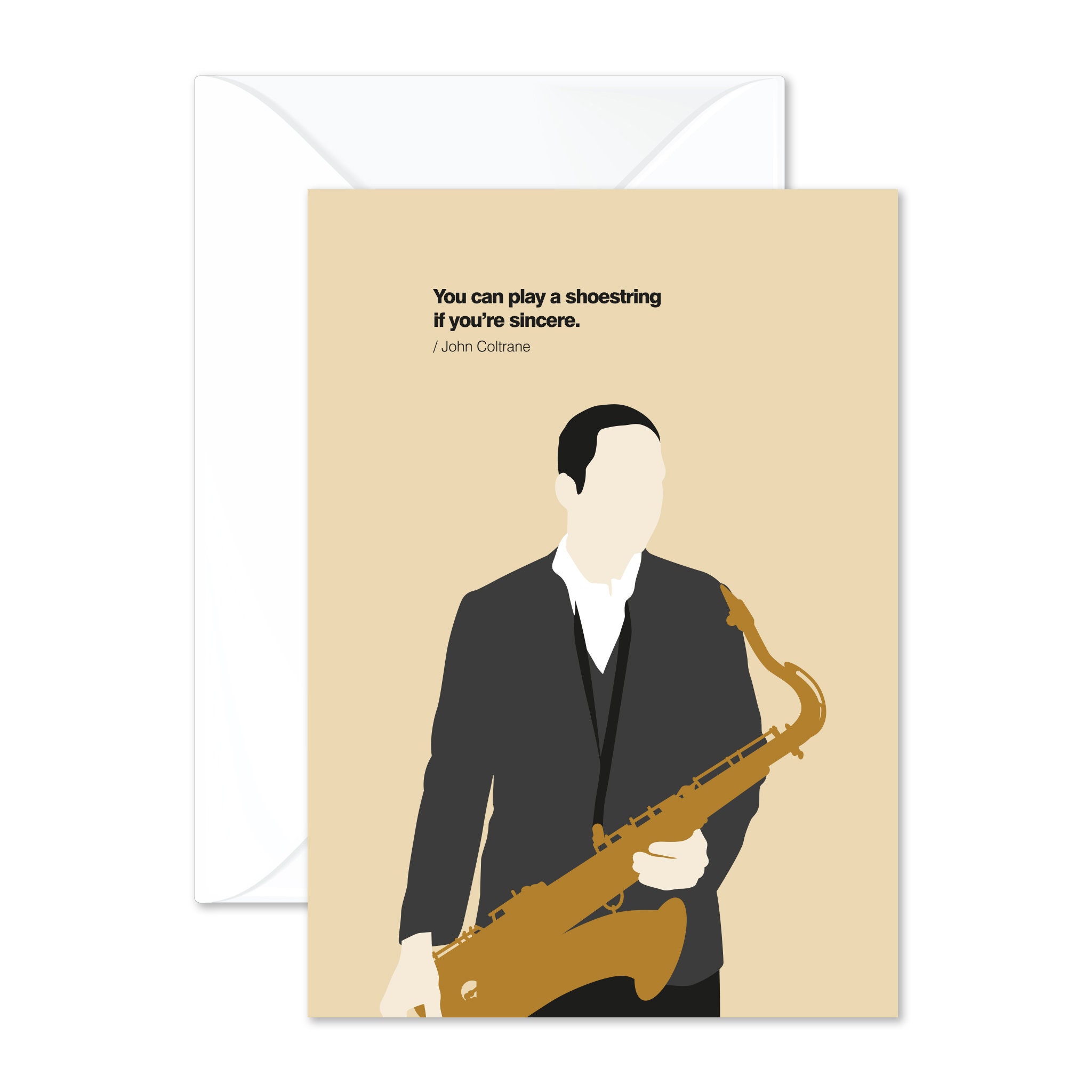 John Coltrane - Greeting Cards for Jazz Fans - Etsy