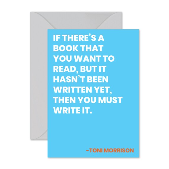 Famous Authors Toni Morrison Literary Stationery UK