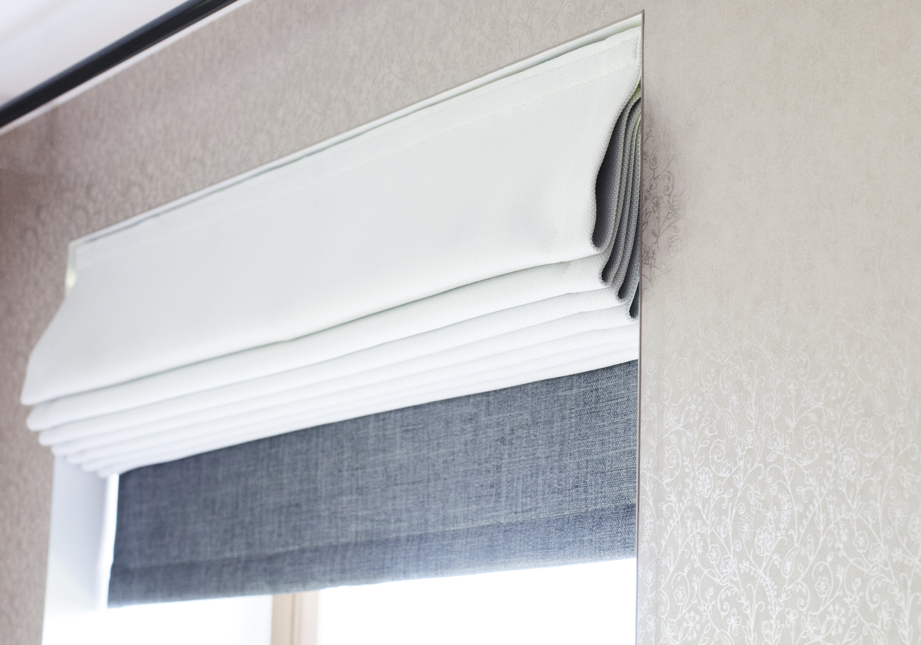 Roman Blackout Shade Custom Order. Elegant Shade for Bedroom, Living