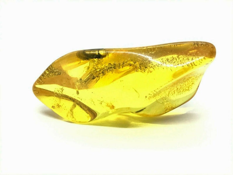 Amber Piece NATURAL BALTIC AMBER Piece with Insect Inclusion Fossil Insects Gift 10,6g 13843