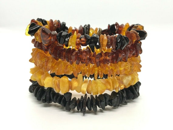 Lot 3 belle NATURAL BALTIC AMBER Bracelets
