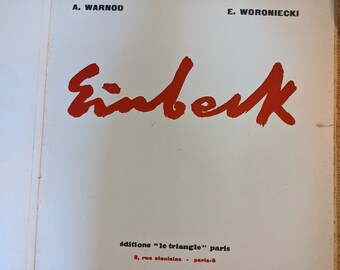 VERMINDERD Einbeck boek door A Warnod en W Woroniecki