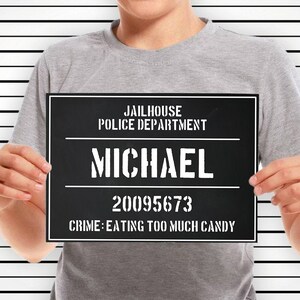 Printable Mugshot Sign Board Template - Etsy