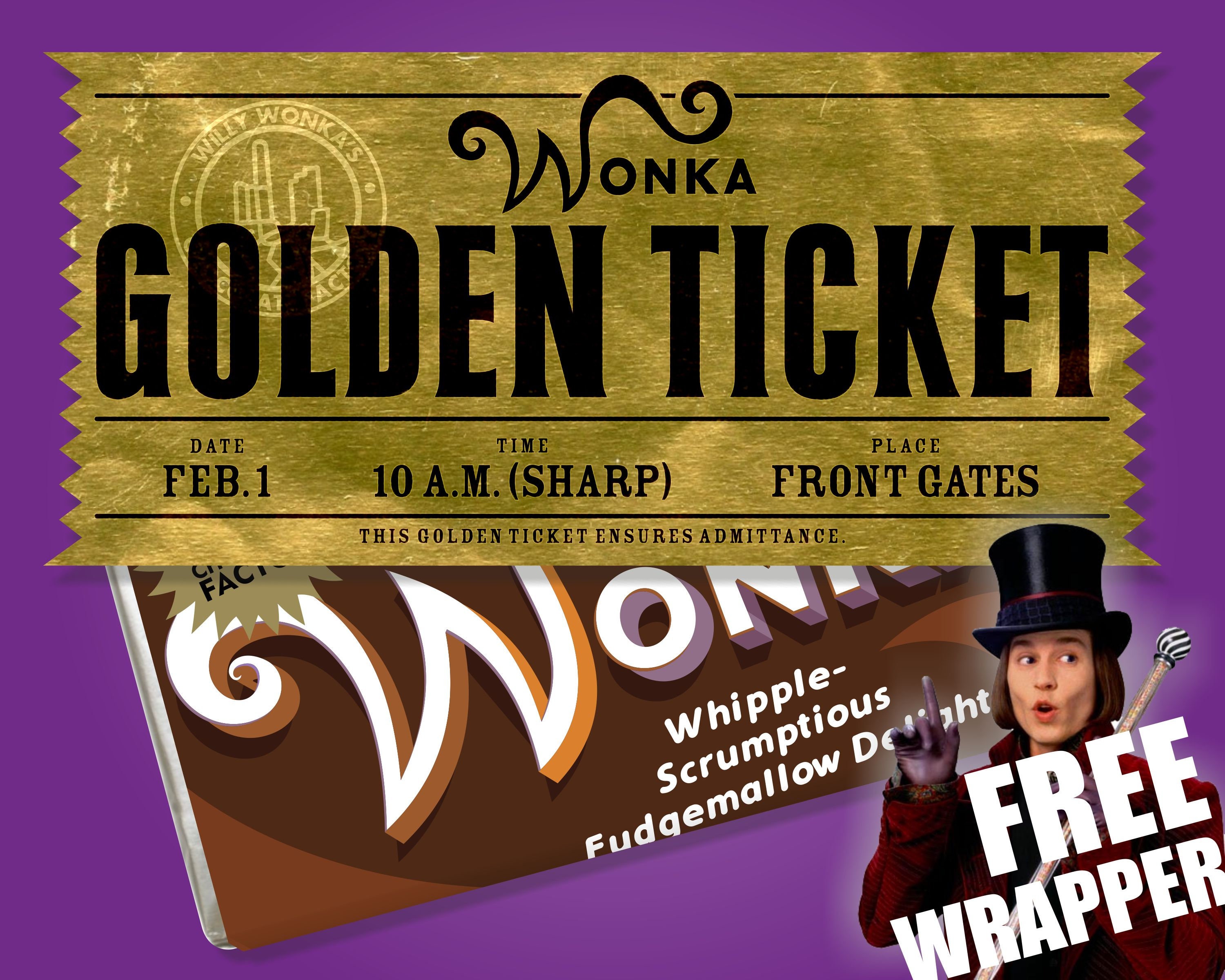 Custom Golden Ticket - Etsy